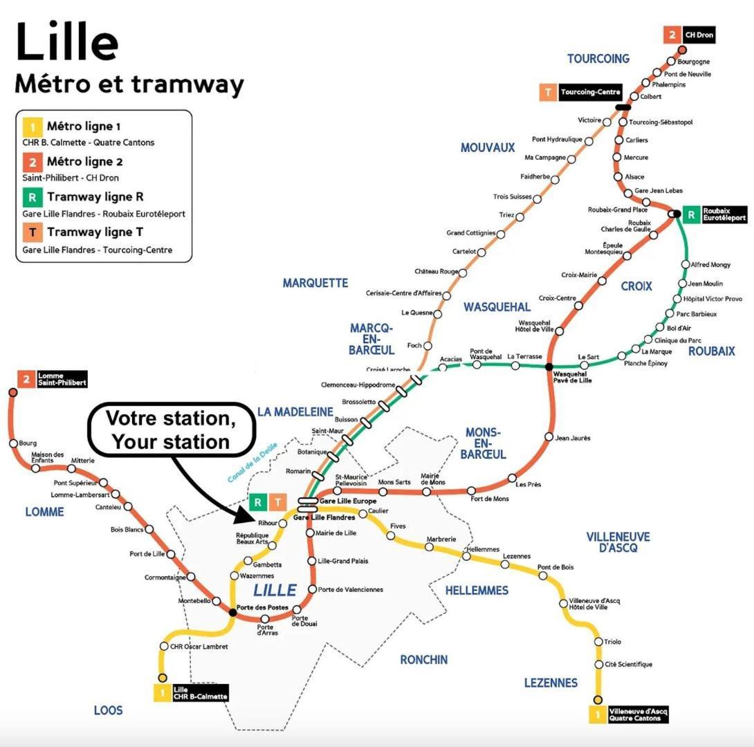 Apartment Equipped In Vieux-lille Near Grand Place *